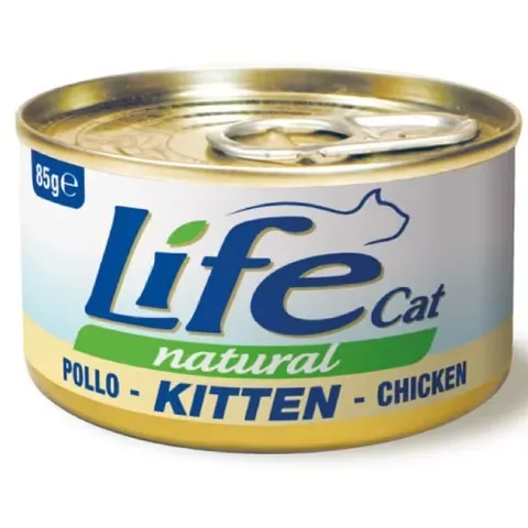 Hrana Umeda pentru Pisici Life Natural Life Cat Kitten Pui 85g