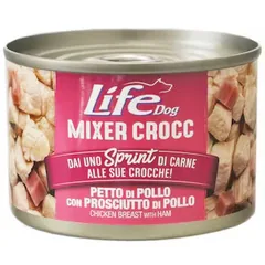 Hrana Umeda Caini Life Natural Life Dog Mixer Piept de Pui & Sunca 150g