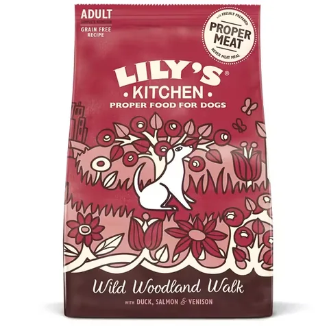 Hrana Uscata pentru Caini Lilys Kitchen Wild Woodland Walk Duck Salmon Venison Adult 7kg