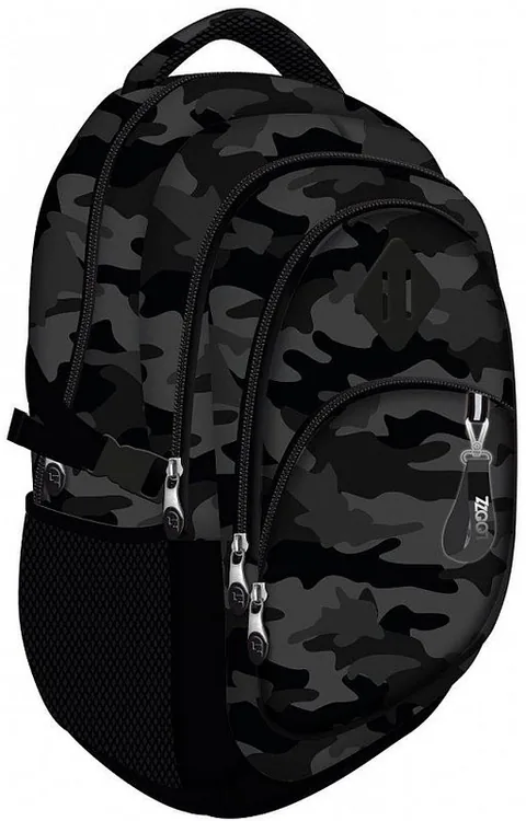 Loozz Grey Moro Rucsac Școlar 2 Compartimente