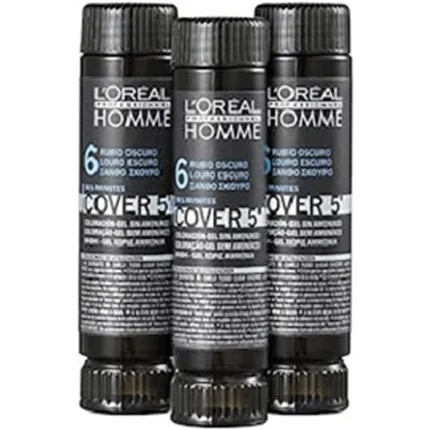 L'Oréal Professionnel Homme Cover 5 3x50ml Semi-Permanent Maro Deschis