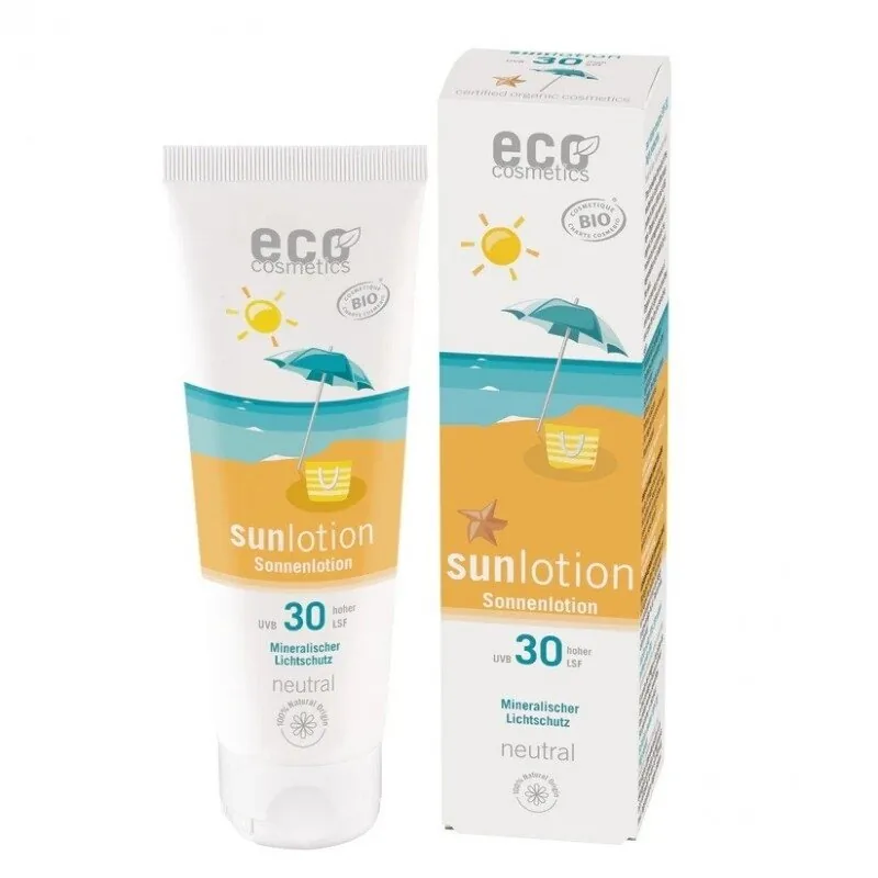Lotiune Solara Eco Cosmetics BIO SPF30 125ml Piele Sensibila Fara Parfum