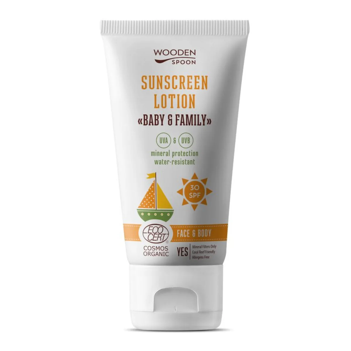 Lotiune Protectie Solara Wooden Spoon SPF 30 150ml Ecologic