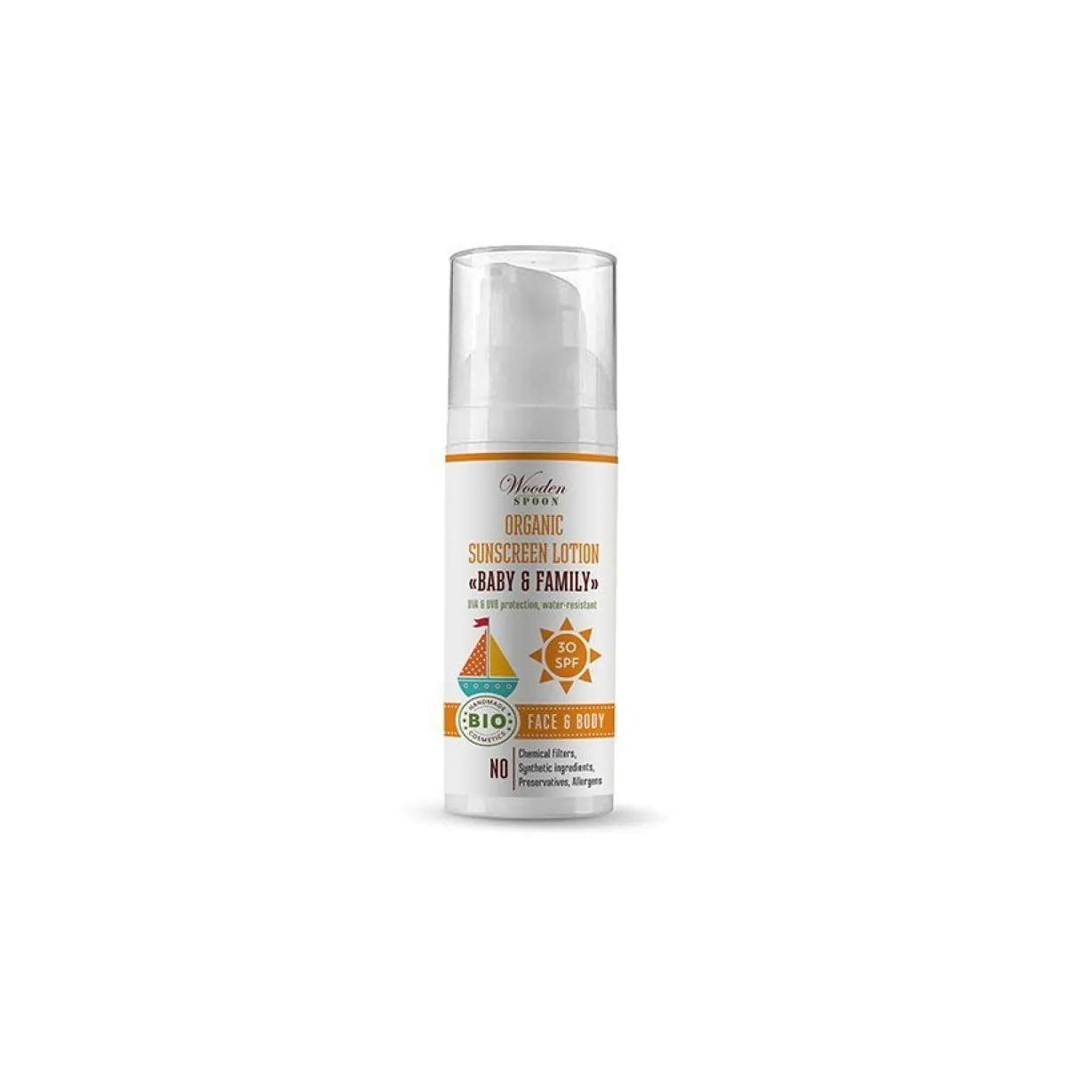 Lotiune de Protectie Solara Wooden Spoon SPF 30 Ecologica 50ml