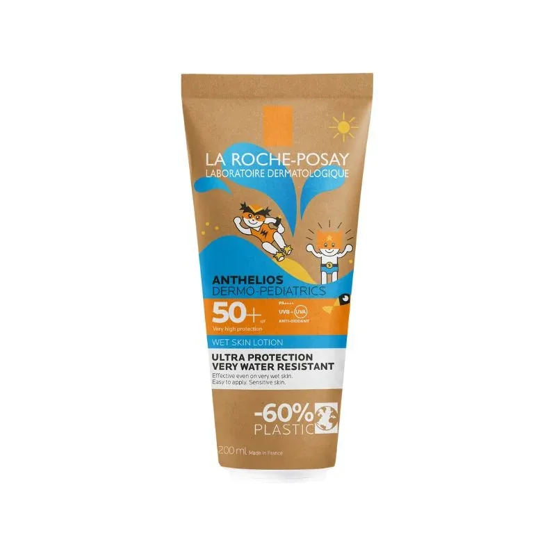 Lotiune Solara La Roche-Posay Anthelios Dermo-Pediatrics SPF50+ WetSkin 200ml