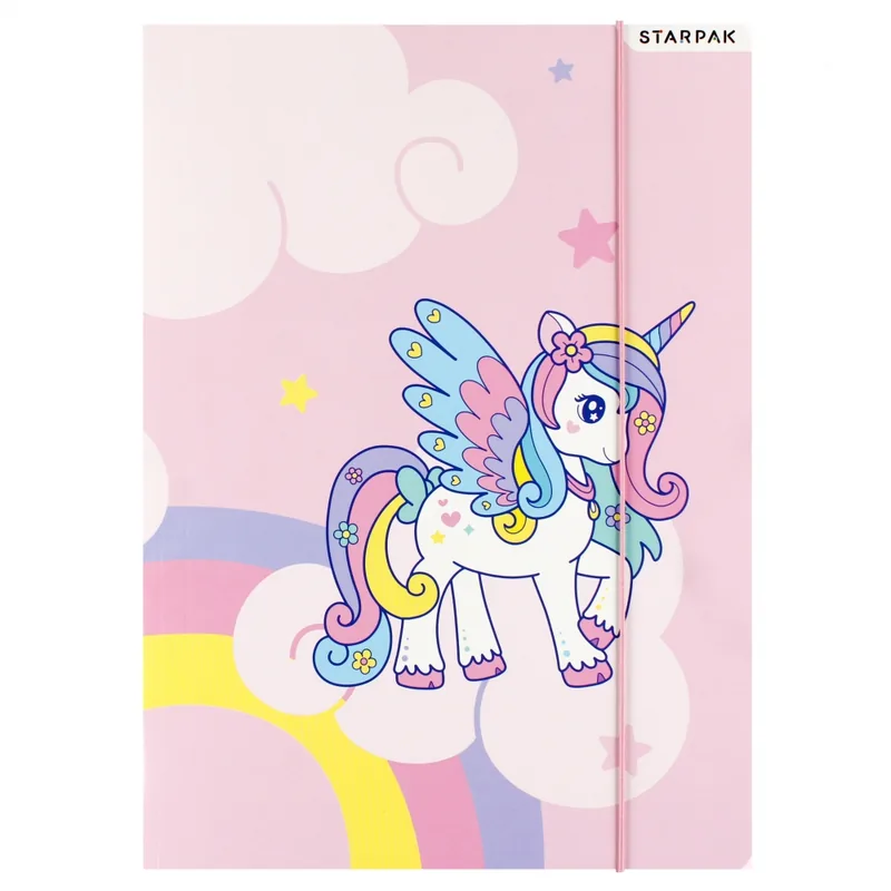 Mapa cu Elastic Starpak A4 Unicorn