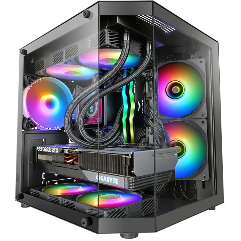 Mars Gaming MC-3TLITE Mini Tower Negru