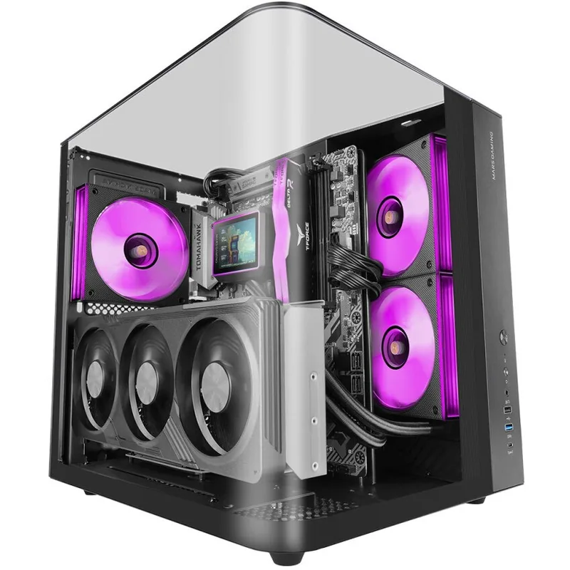 Mars Gaming MC-INFINIOLITE Midi Tower Negru