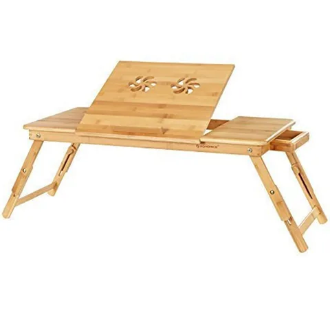 Masa Pliabila Laptop Brius Bambus 72x35x29cm Natur