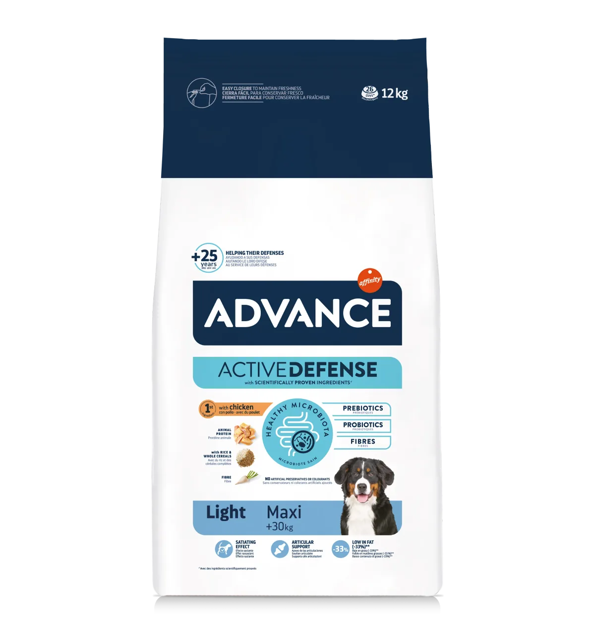 Hrana Uscata pentru Caini Advance Adult Maxi Light 12kg