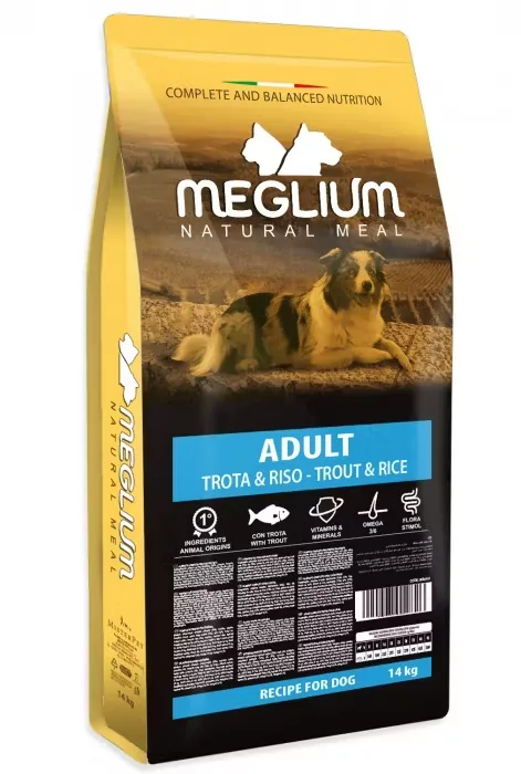 Hrana Uscata pentru Caini Meglium Sensible Fish & Rice 14kg