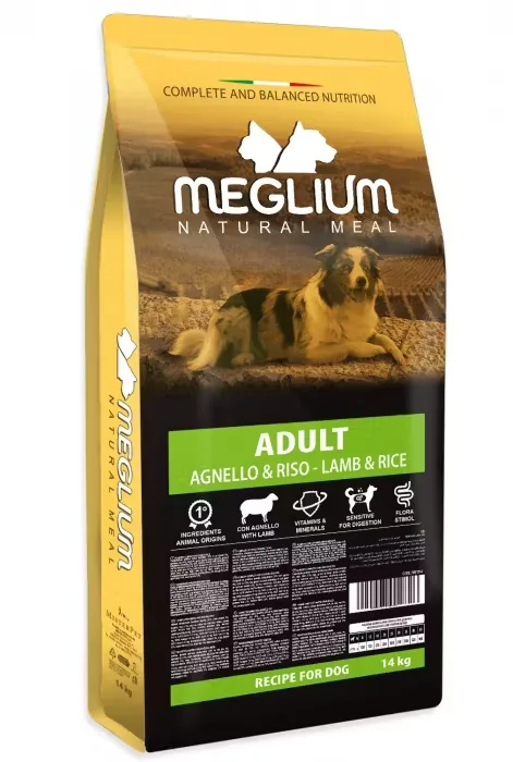 Hrana Uscata pentru Caini Meglium Sensible Lamb & Rice 14kg