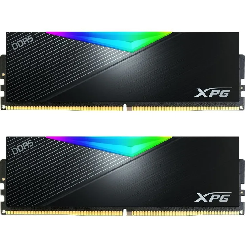 Memorie RAM ADATA Gaming DDR5 32GB 6400MHz CL32 Kit 2x16GB RGB Negru