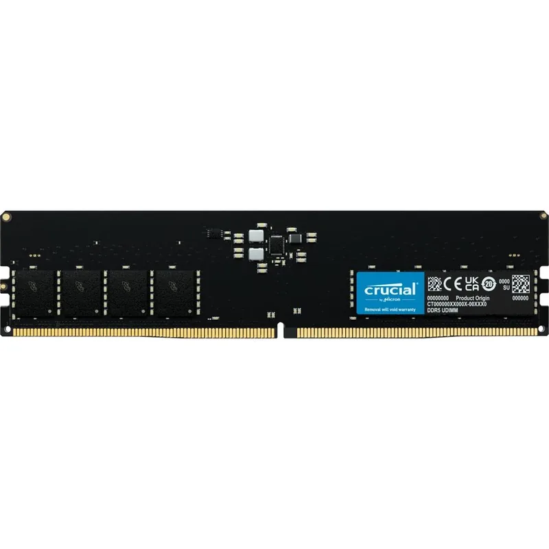 Crucial 16GB DDR5 5600MHz CL46 Single Kit Black