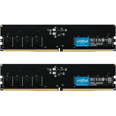 Crucial DDR5 32GB (2x16GB) 4800MHz CL40 Dual Channel Kit