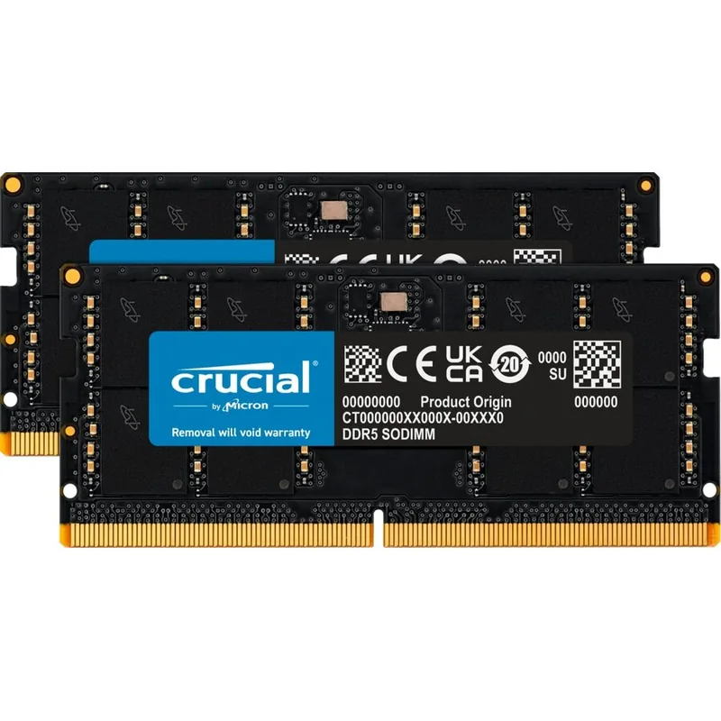 Crucial DDR5 SO-DIMM 64GB Kit 2x32GB 4800MHz CL40