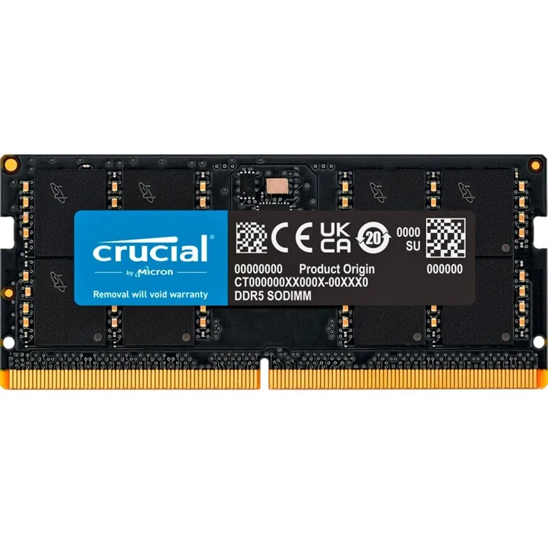 Memorie Notebook Crucial 32GB DDR5 5600MHz CL46 Negru