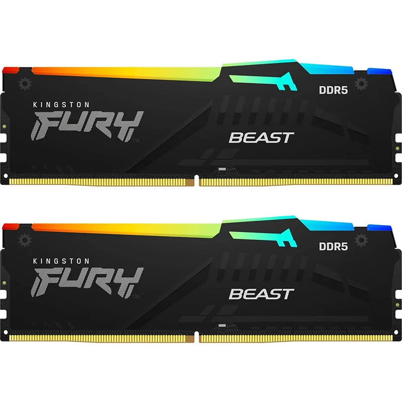 Kingston FURY Beast RGB 32GB (2x16GB) DDR5 5200MHz CL40