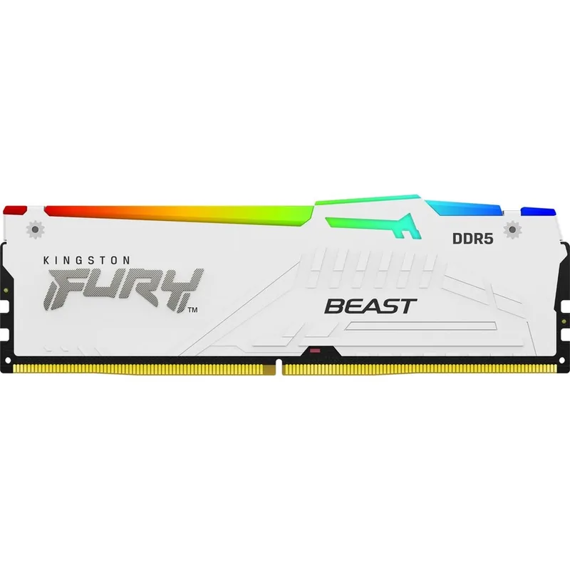 Kingston FURY Beast RGB White 32GB DDR5 6000MHz CL36