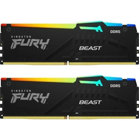 Kingston FURY Beast RGB 16GB (2x8GB) DDR5 6000MHz CL30