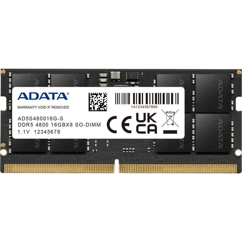ADATA AD5S480016G-S 16GB DDR5 4800MHz SO-DIMM