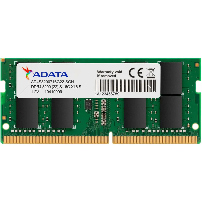 ADATA DDR4 3200MHz CL22 32GB (1x32GB) 1.2V