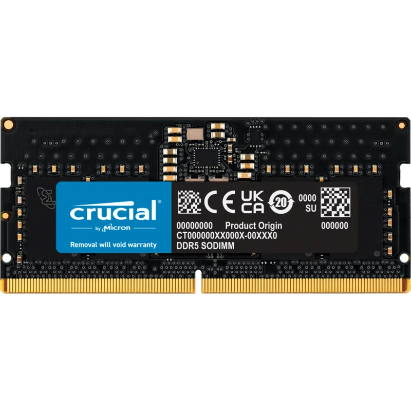 Crucial CT8G56C46S5T 8GB DDR5 5600 SO-DIMM CL46 Tray