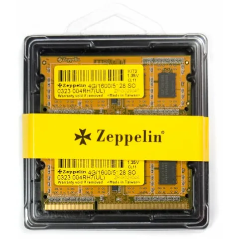 Zeppelin SODIMM DDR3 8GB Kit 2x4GB 1600MHz Low Voltage Retail