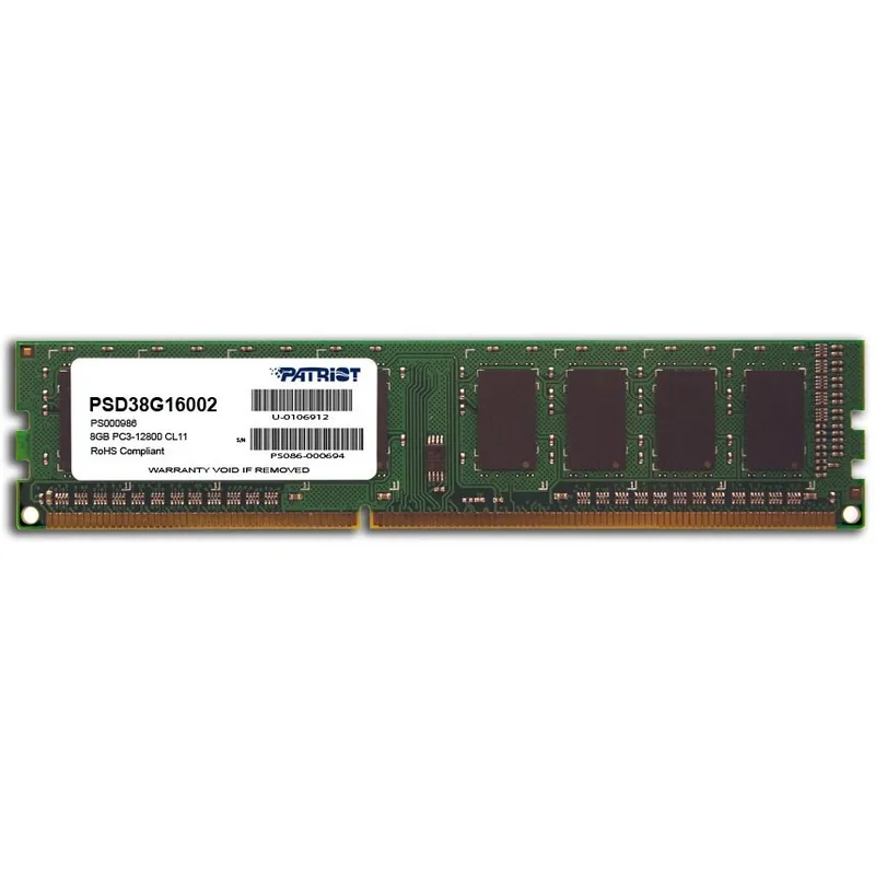 Patriot Memory DDR3 8GB PC3-12800