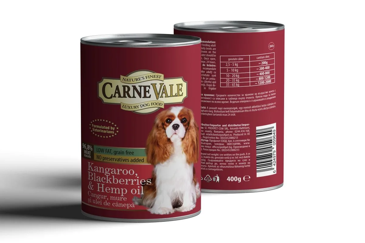 Conserva Caine Carnevale Cangur Mure Ulei Canepa 400g