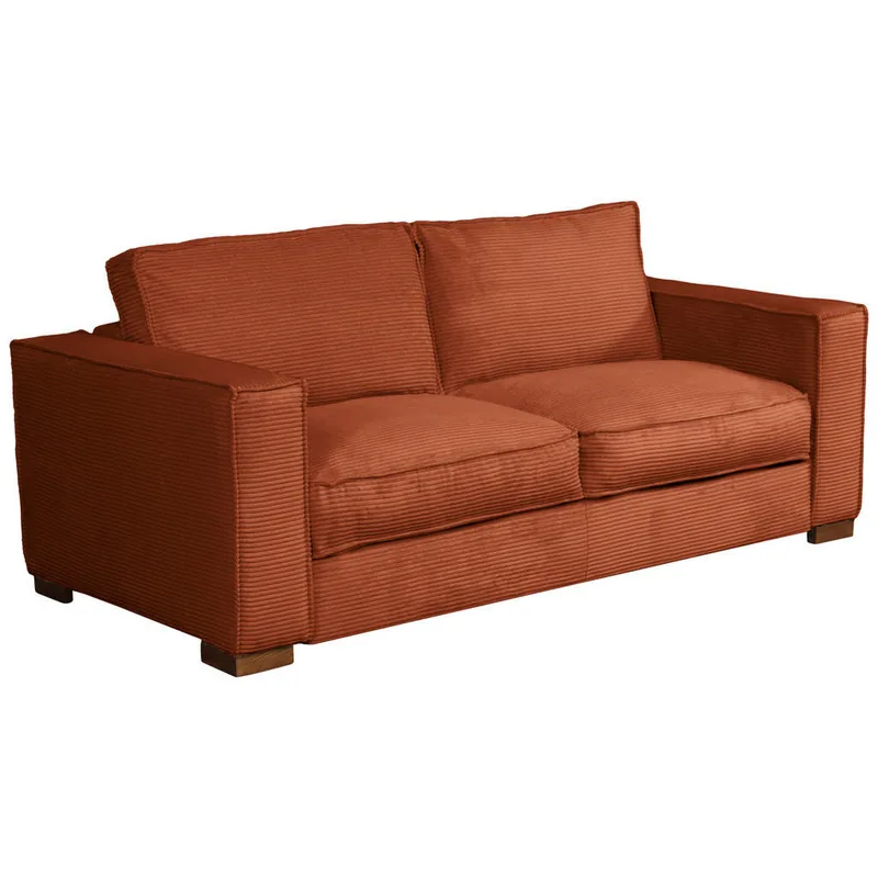 MID.YOU Canapea Extensibila Textil Ruginiu