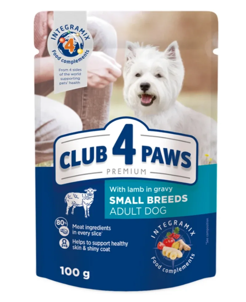 Plic Caini Club 4 Paws Premium Miel in Sos 100g Caini Mici