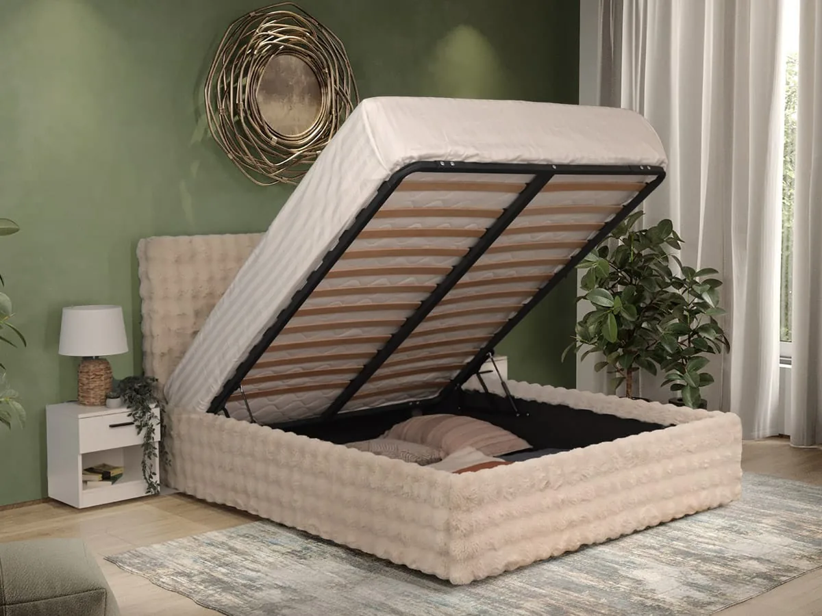 Mobidea Blănița 180x200 Cu Somiera Rabatabila Bej