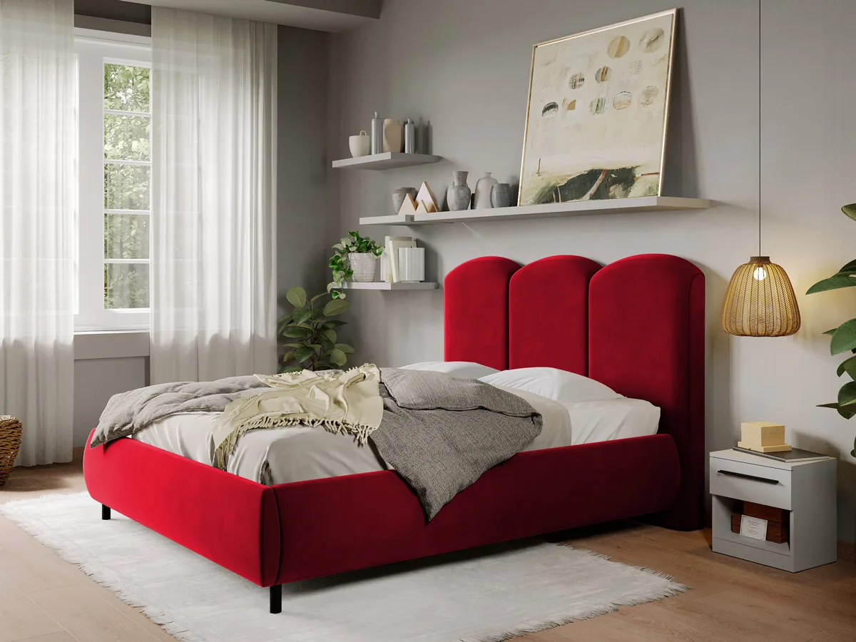 Mobidea Nero 160x200 Rosu
