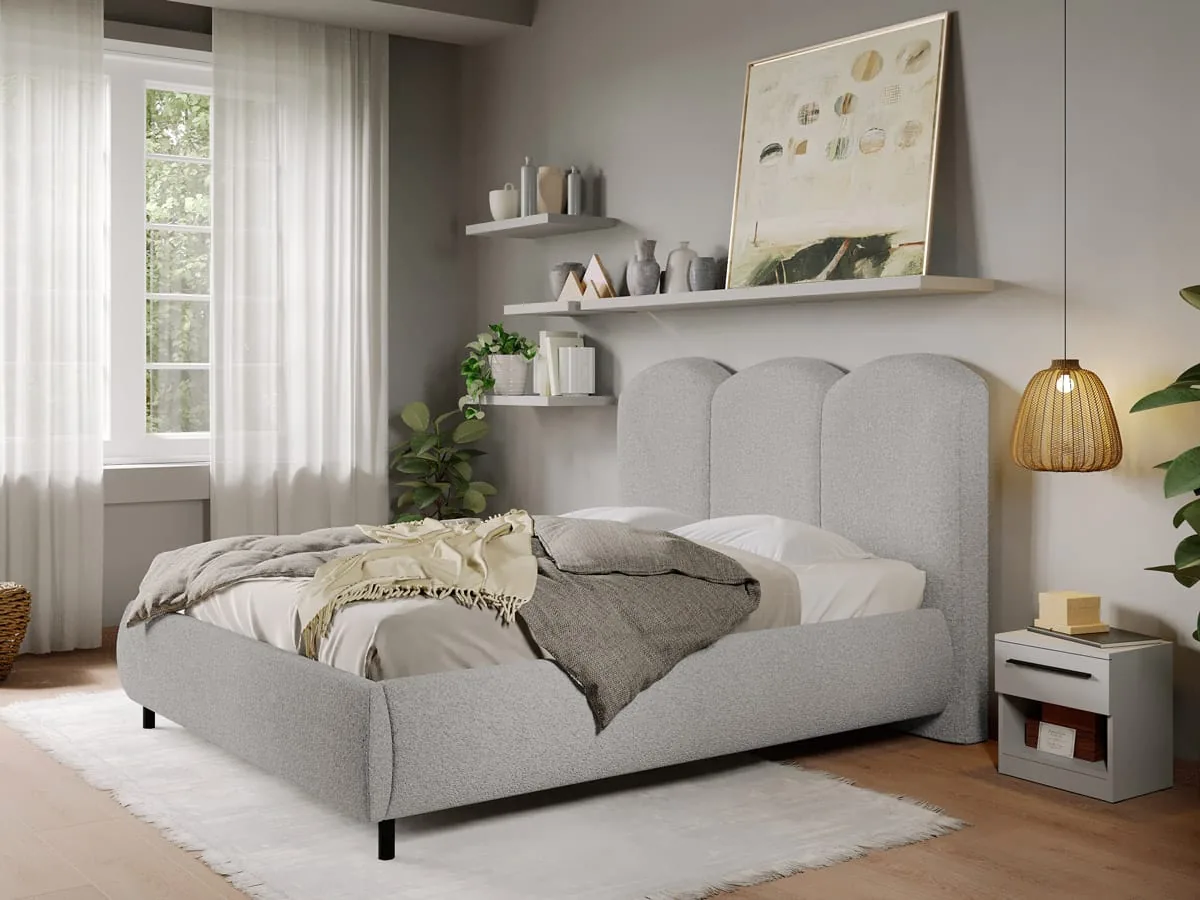 Mobidea Nero Blanita Gri Deschis 140x200
