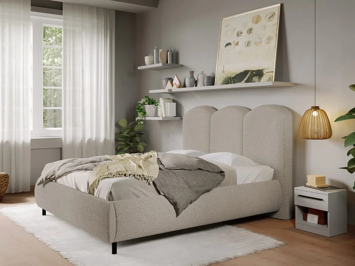 Mobidea Nero Blanita Taupe 160x200