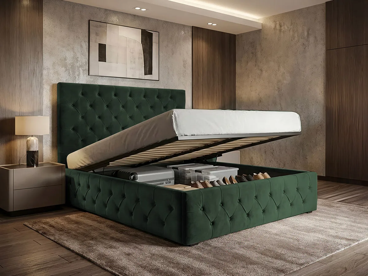 Mobidea Noble 180x200 Velluto 27 Verde