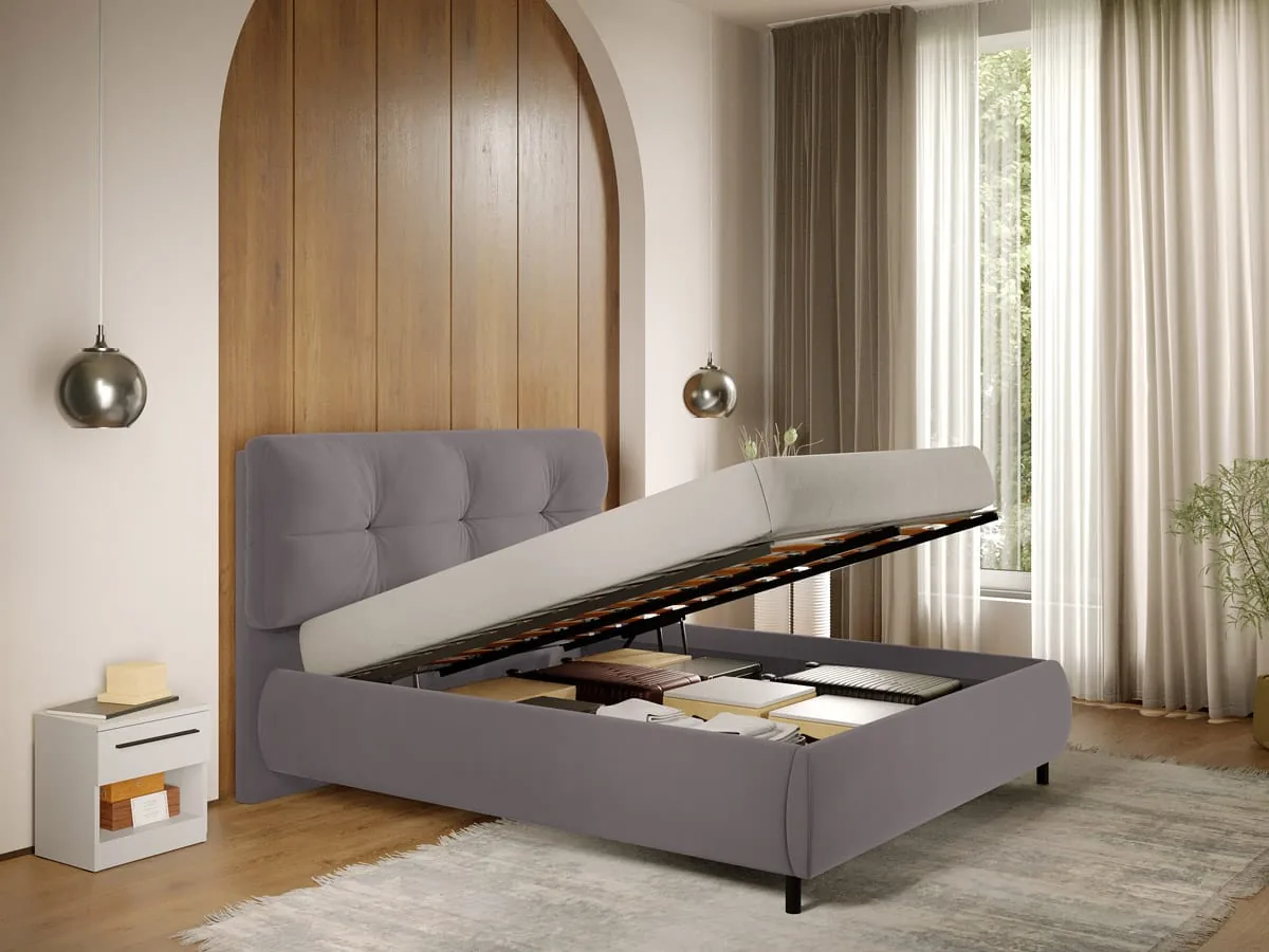 Mobidea Ramses Somiera Rabatabila 140x200 Gri