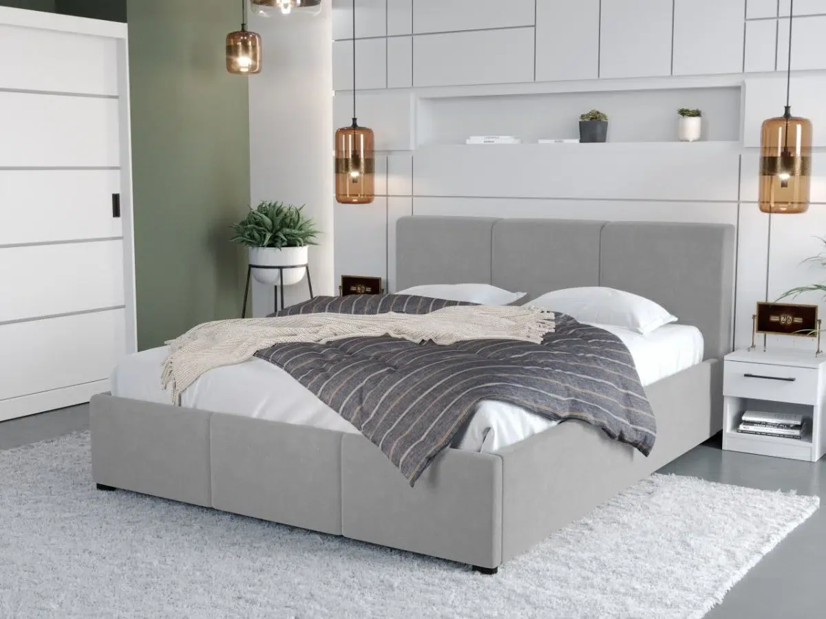 Mobila Laguna Avelis Swing 16 Cu Somiera Fixa 160x200 Gri