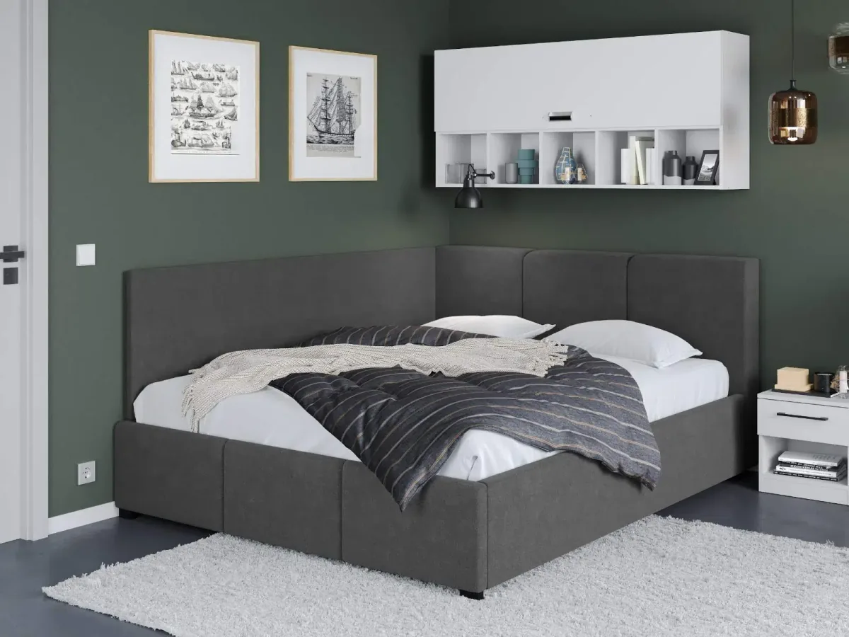 Mobila Laguna Avelis Swing 19 180x200 Gri Antracit 267795