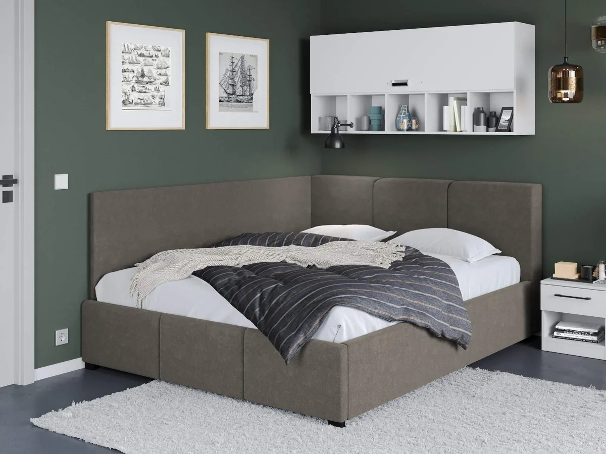 Mobila Laguna Avelis Swing 4 Cu Somiera Fixa 160x200 Cappuccino