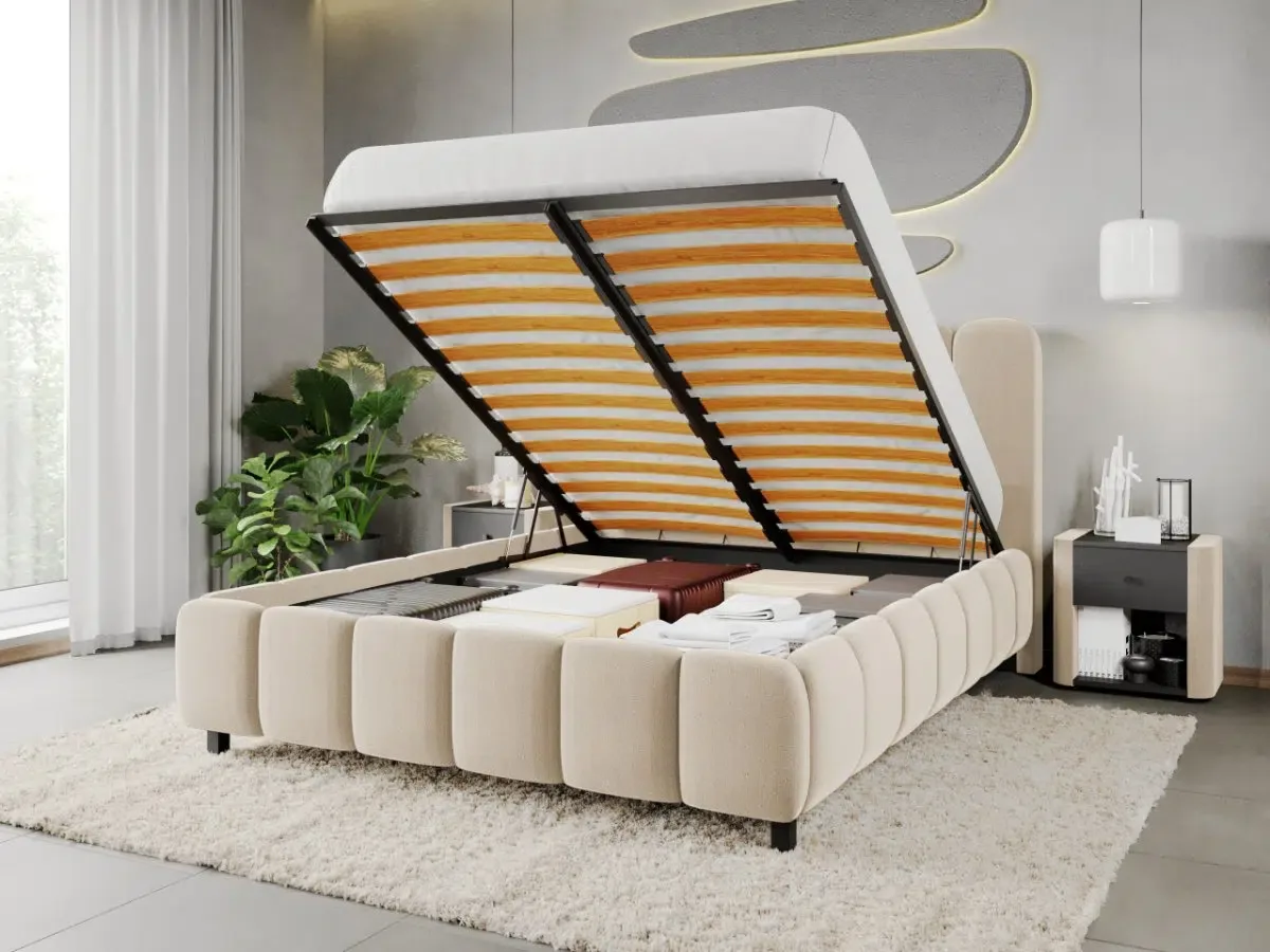 Mobila Laguna Bari Crem Velluto2 140x200