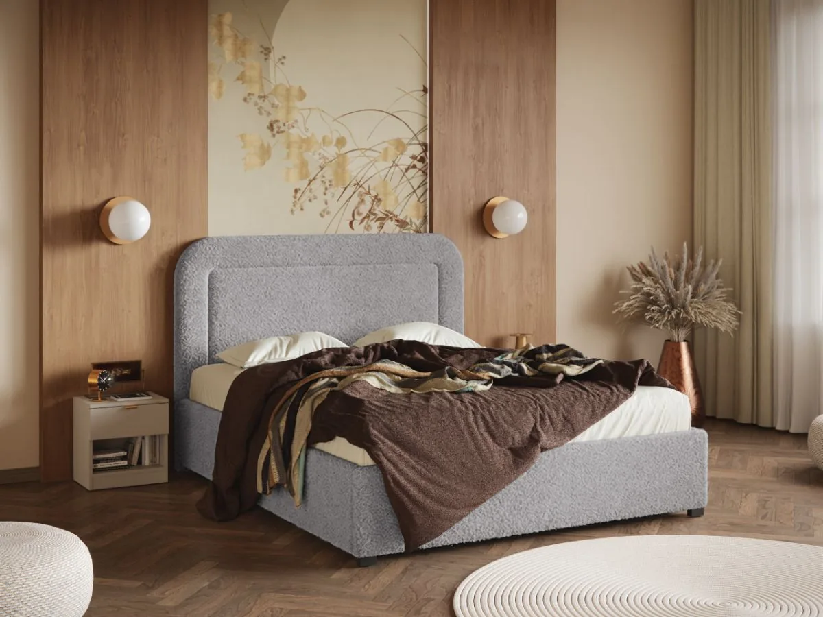 Mobila Laguna Belesa Rolf 6 cu Somiera Fixa 180x200 Gri