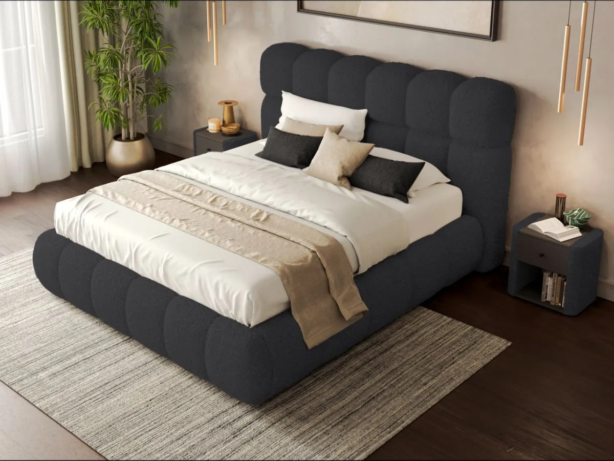 Mobila Laguna Espera Rolf 7 Bubble 160x200 Gri Inchis
