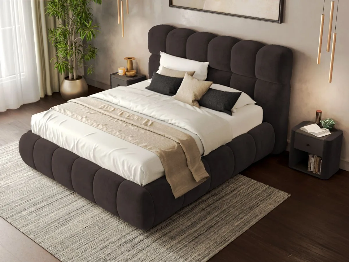 Mobila Laguna Espera Tip Bubble Somiera Fixa 180x200 Velluto 6 Maro