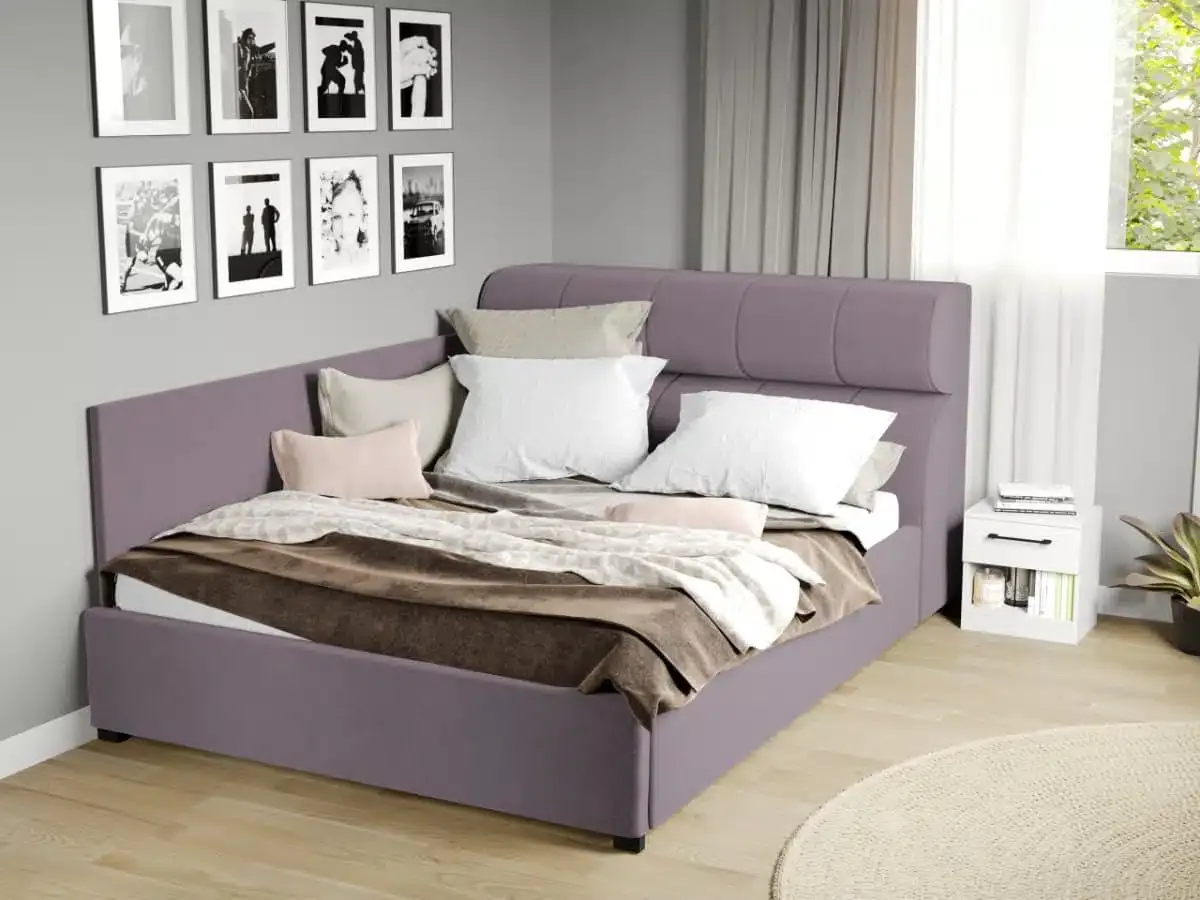 Mobila Laguna Jasmine 62 Colt Mov Deschis 180x200