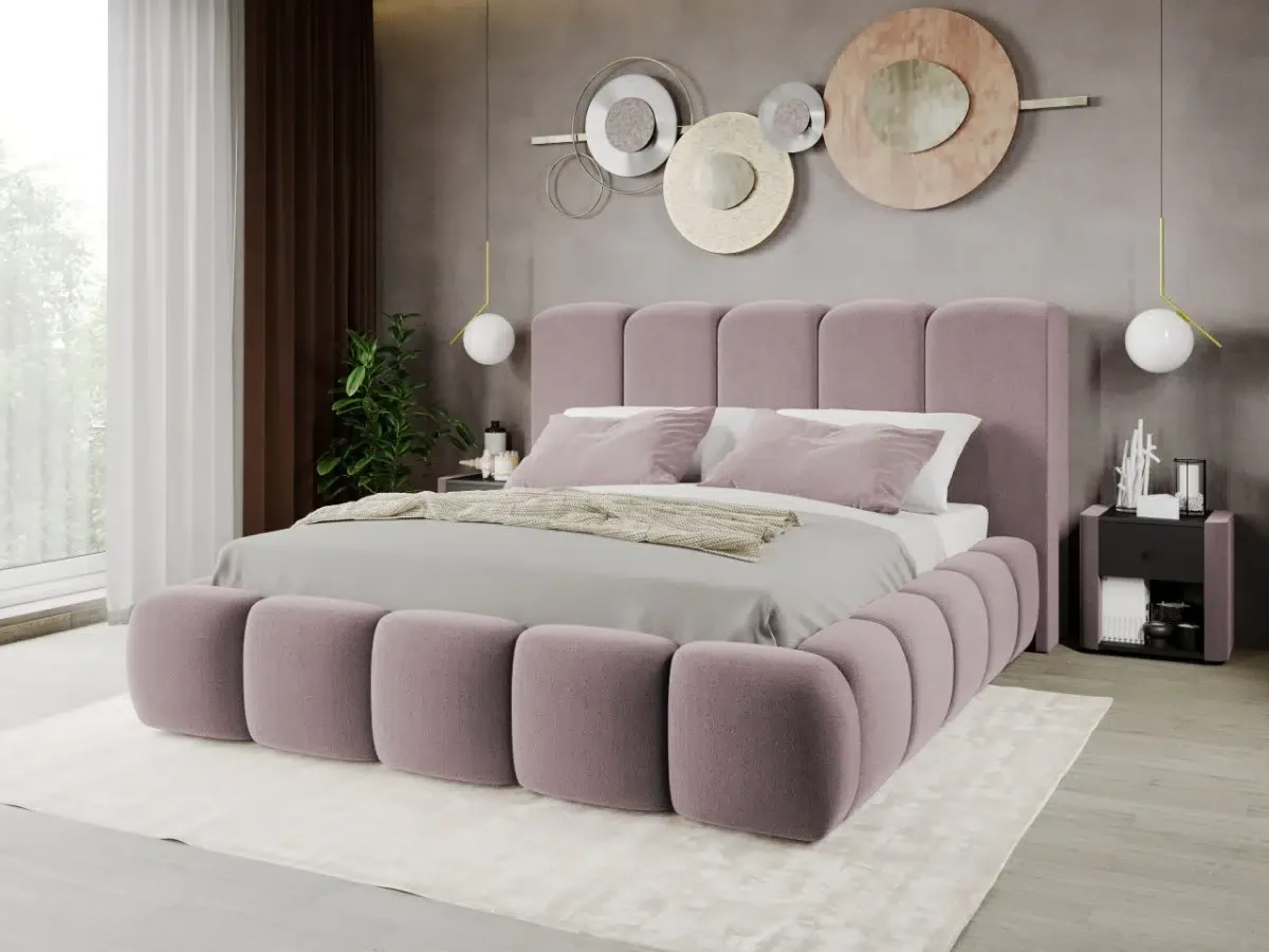 Mobila Laguna Noel Bubble 180x200 Roz Velluto 14