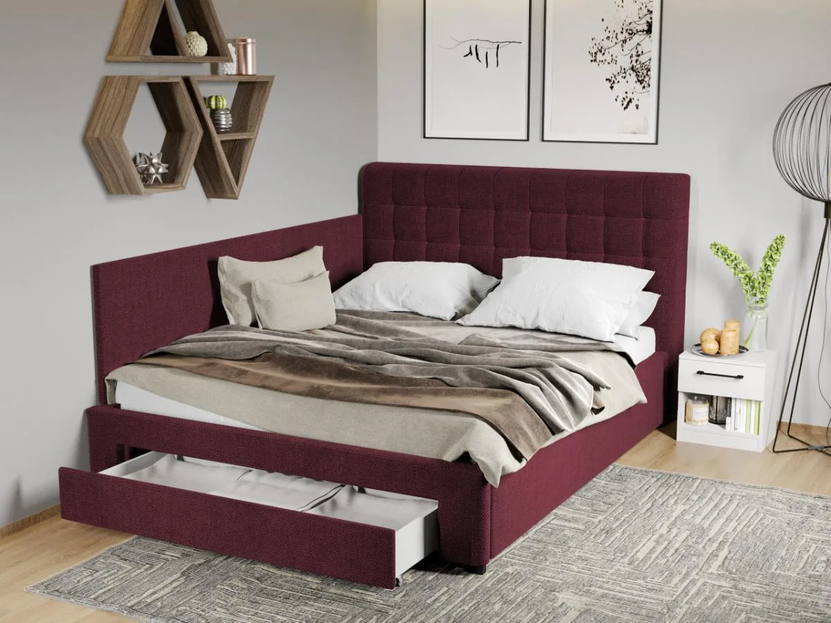 Mobila Laguna Rivo Eden 9 de Colt cu Somiera si Sertar Grena 160x200