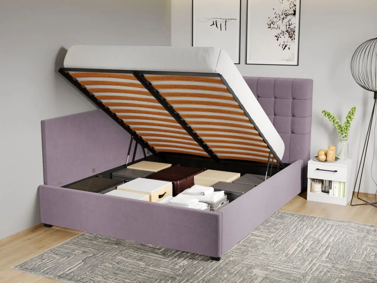 Mobila Laguna Rivo Pat Tapitat de Colt Somiera Rabatabila Lada Jasmine 62 160x200