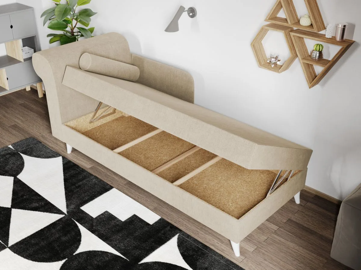 Mobila Laguna Round Rabatabil Dublu Crem - imagine 4